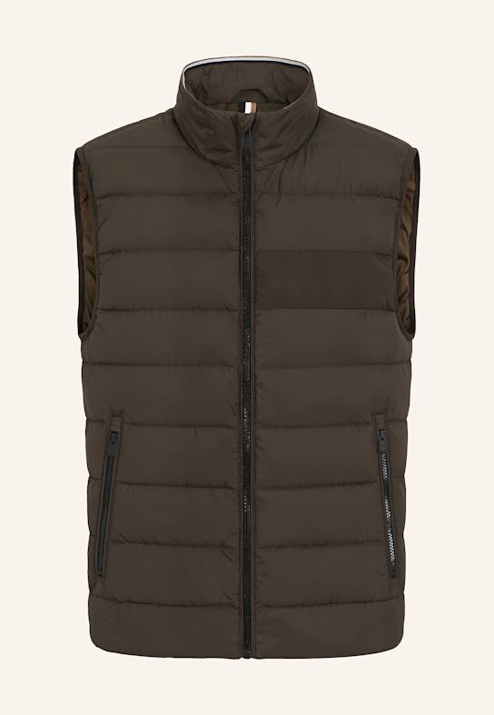 BOSS Casual Jacke H-CENITO Regular Fit HELLGRÜN