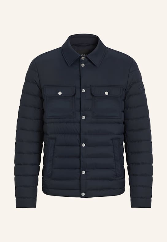 BOSS Casual Jacke H-DAHANSO DUNKELBLAU