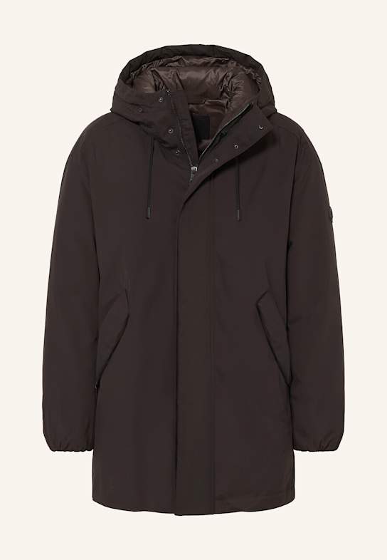 BOSS Casual Jacke C-DALARIM DUNKELBRAUN