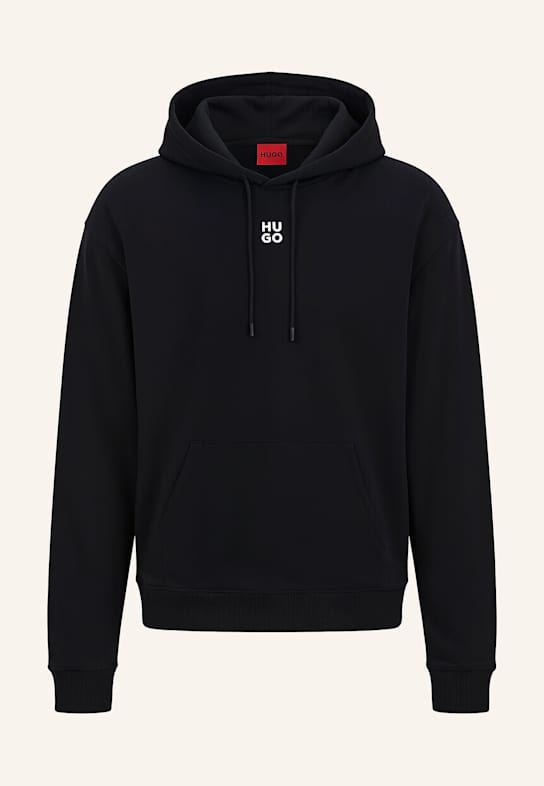 HUGO Sweatshirt DELFINIA Regular Fit SCHWARZ