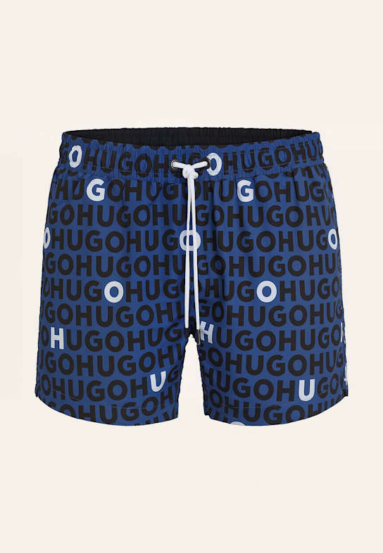 HUGO Badeshort TORTUGA BLAU
