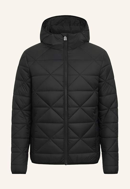 HUGO Casual Jacke FANDINE-1 Regular Fit SCHWARZ