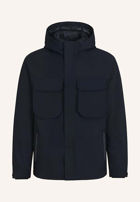 BOSS Casual Jacke P-COLER-GORETEX DUNKELBLAU