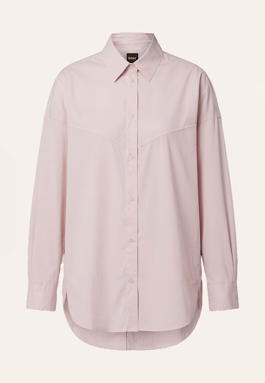 BOSS Business Bluse C_BOSTAFFA Oversize Fit LILA
