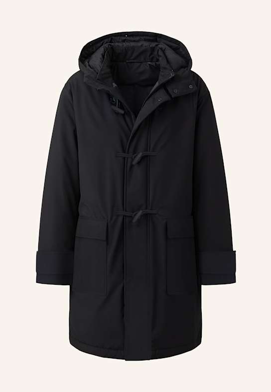 HUGO Klassischer Mantel MEVER2541 Regular Fit SCHWARZ