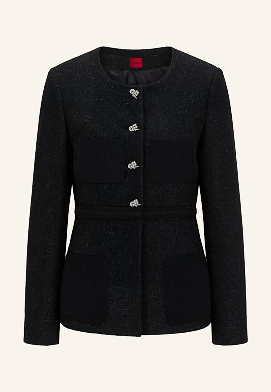 HUGO Blazer AFRANZI Regular Fit SCHWARZ