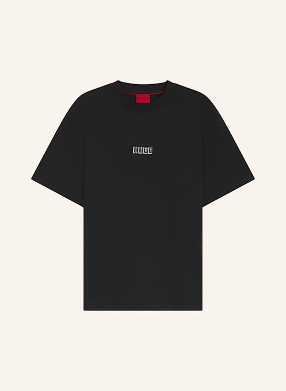 HUGO T-Shirt DIQITEE_IN Regular Fit SCHWARZ
