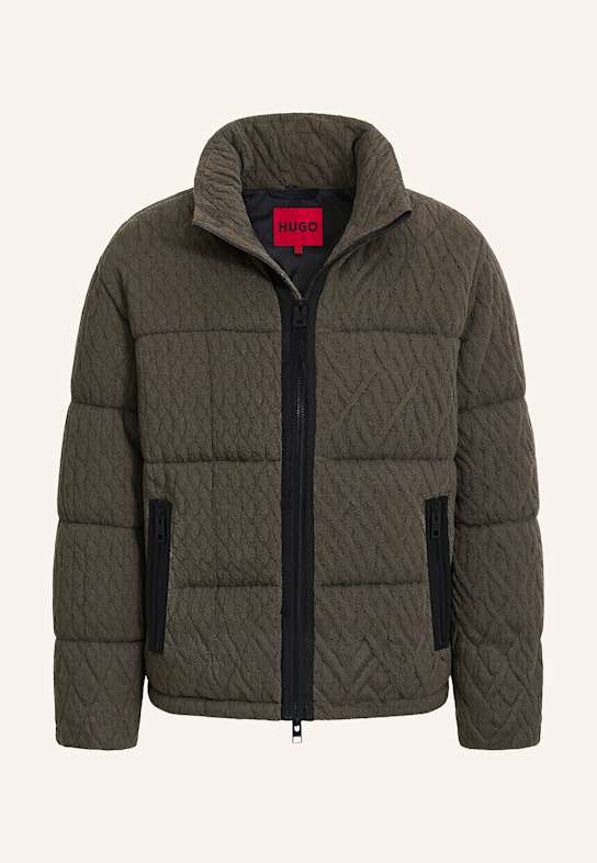 HUGO Casual Jacke BENOVO2541 Regular Fit GRAU