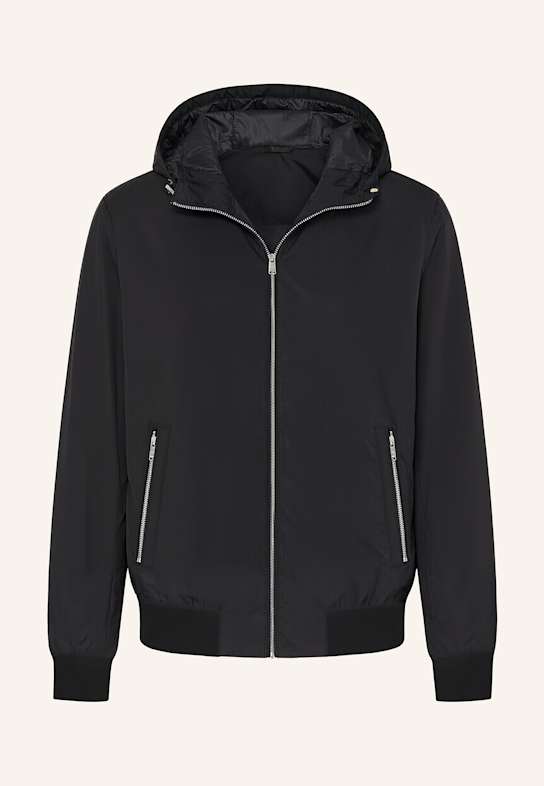 BOSS Casual Jacke H-DREVOS SCHWARZ