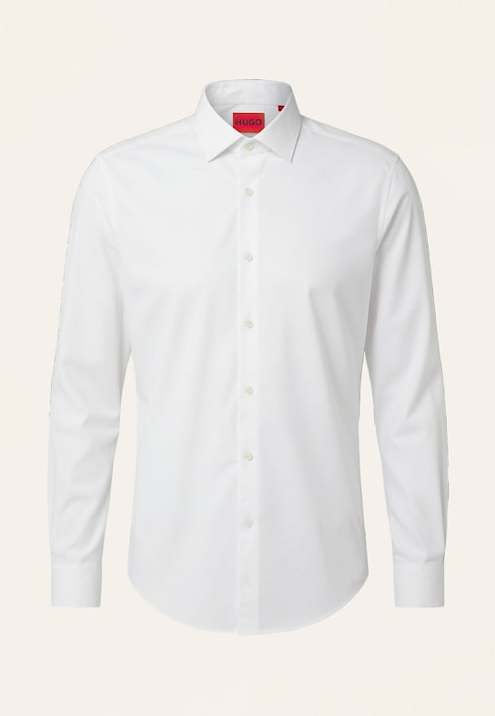 HUGO Business Hemd KENNO Slim Fit WEISS