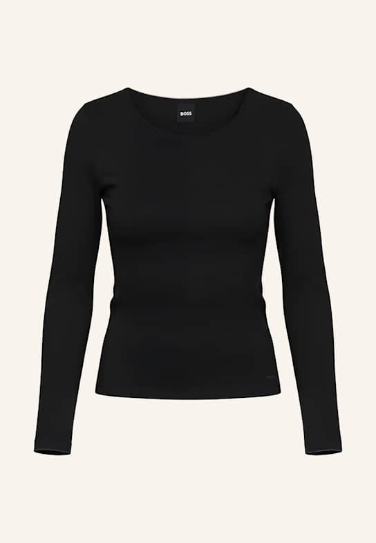 BOSS Unterwäsche Top B.PURE LS TOP Slim Fit SCHWARZ