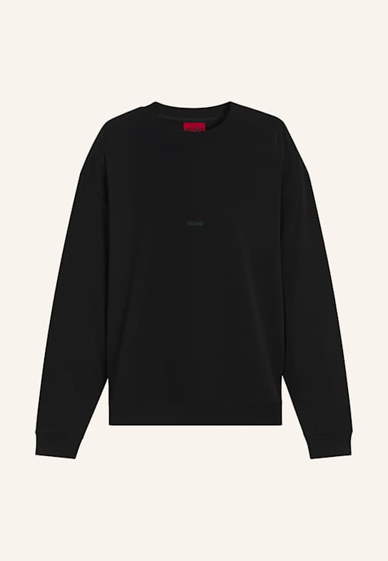 HUGO Sweatshirt DAMAZECREW Relaxed Fit SCHWARZ