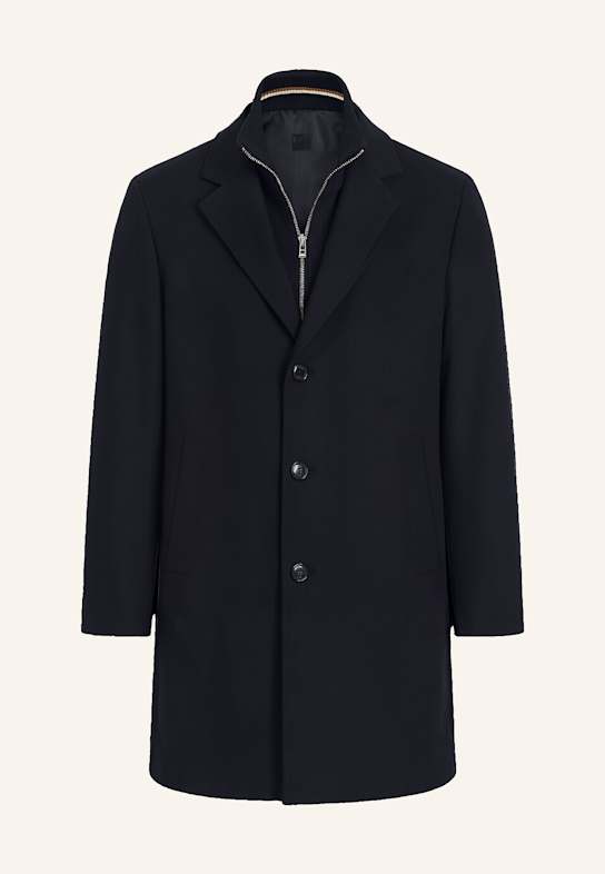 BOSS Klassischer Mantel H-JARED-3IN1-254 Regular Fit DUNKELBLAU