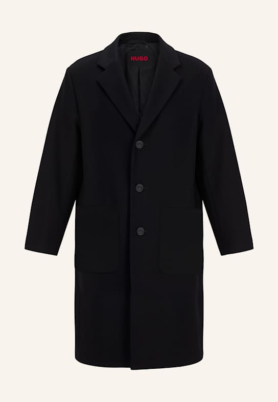 HUGO Casual Mantel MAZORO2542 Regular Fit SCHWARZ