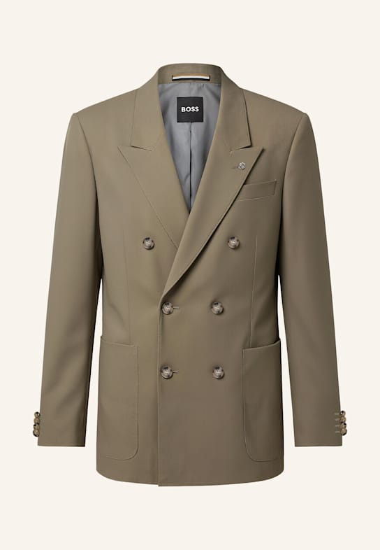 BOSS Blazer C-CALLUM-DB-PEAK-254 Relaxed Fit BRAUN