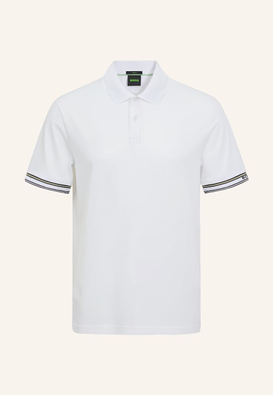 BOSS Poloshirt POLO ZONE Slim Fit WEISS