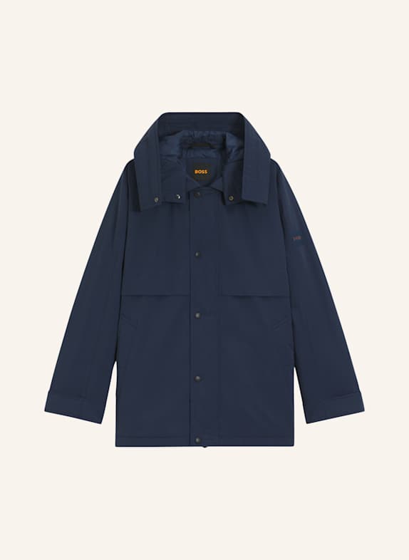 BOSS Casual Jacke OCIELO Oversize Fit BLAU