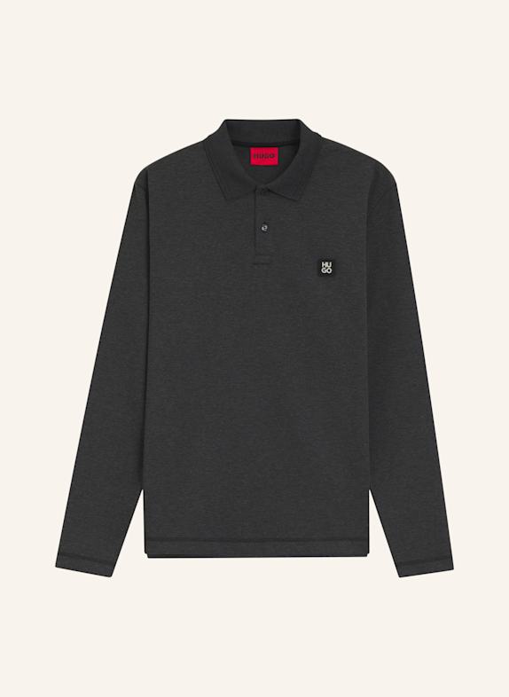 HUGO Poloshirt DINOTE Relaxed Fit GRAU