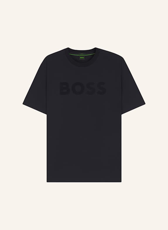 BOSS T-Shirt TS_ICONIC LOGO Relaxed Fit DUNKELBLAU