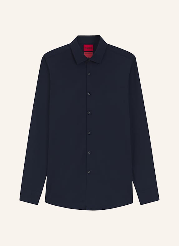 HUGO Business Hemd KENNO Slim Fit DUNKELBLAU