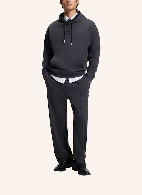 HUGO Casual Hose DINETO Relaxed Fit GRAU