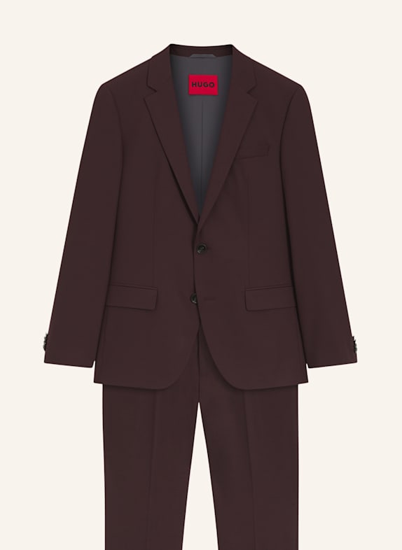HUGO Business Anzug HENRY/GETLIN232X Slim Fit BRAUN