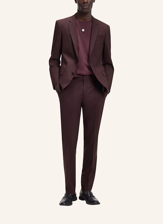 HUGO Anzug HENRY/GETLIN232X Slim Fit BRAUN