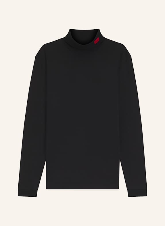 HUGO T-Shirt DEROLLO224_IN Slim Fit SCHWARZ