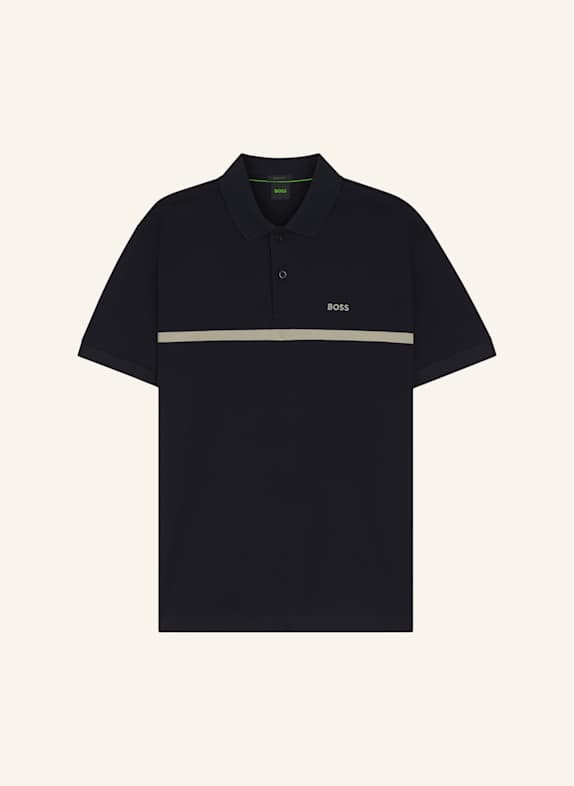 BOSS Poloshirt PL_JOIN PADDY STRIPE Regular Fit DUNKELBLAU