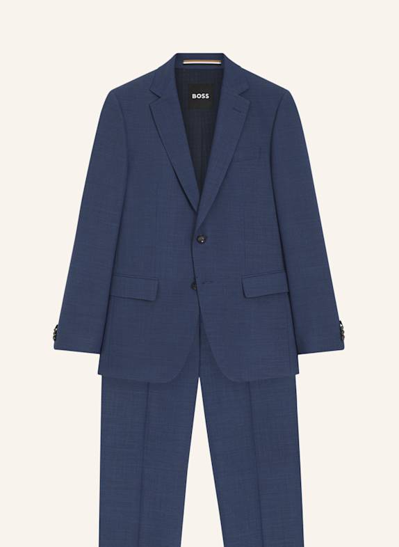 BOSS Business Anzug H-HUGE-2PCS-253 Slim Fit BLAU