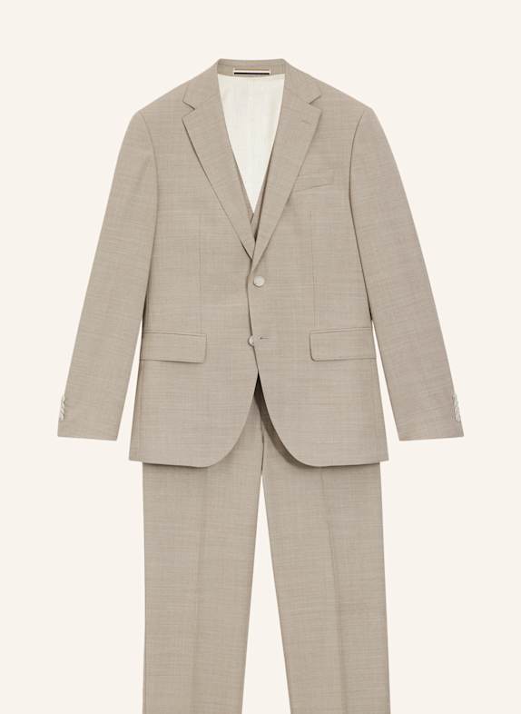 BOSS Business Anzug H-JECKSON-3PCS-253 Regular Fit KHAKI