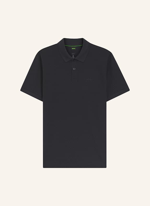 BOSS Poloshirt PL_GOC CHIP PATTERN Regular Fit DUNKELBLAU