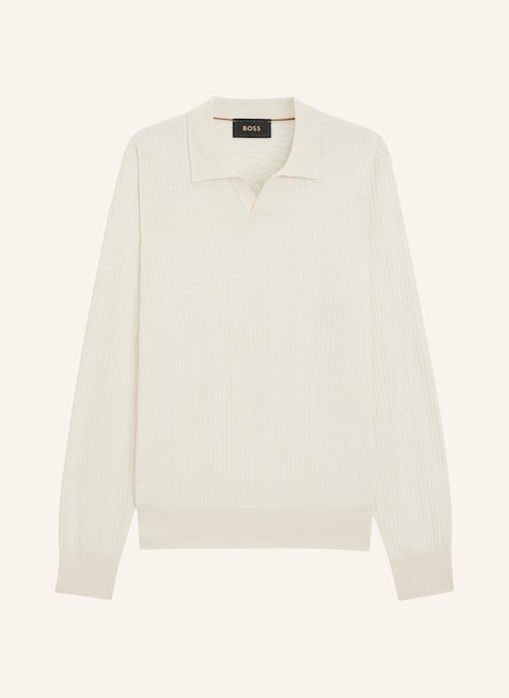 BOSS Pullover L-UMBARTO Regular Fit WEISS