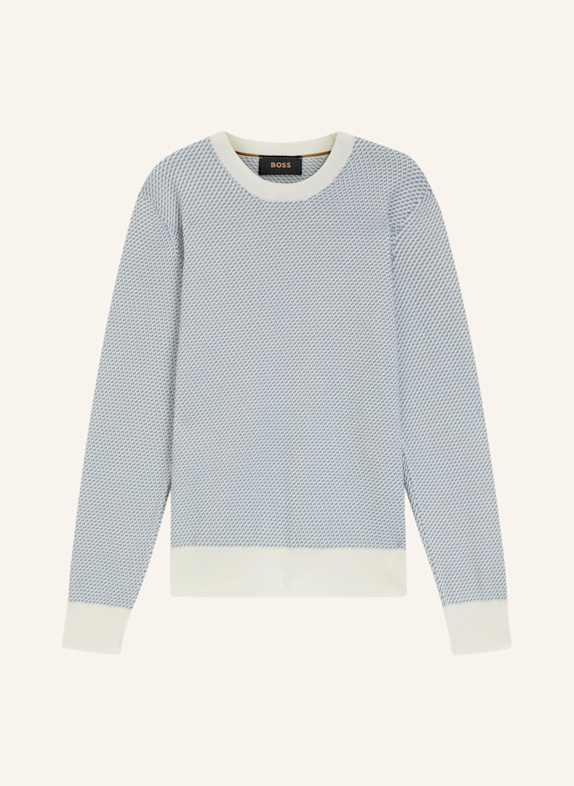 BOSS Pullover L-UMINO Regular Fit WEISS
