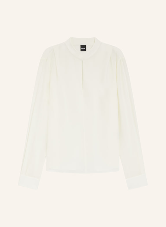 BOSS Business Bluse BELINDINA Relaxed Fit WEISS