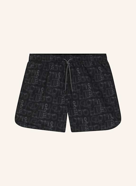 HUGO Badeshort RIK BLAU