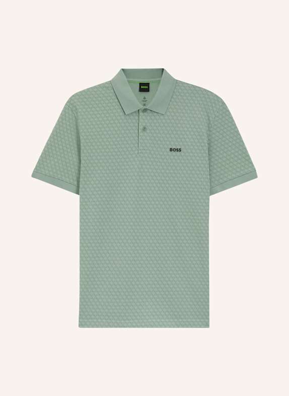 BOSS Poloshirt PL_GOC CHIP PATTERN Regular Fit GRÜN