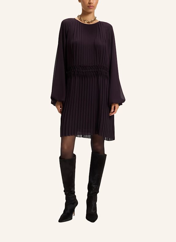 BOSS Business Kleid DALIETTE Regular Fit DUNKELLILA