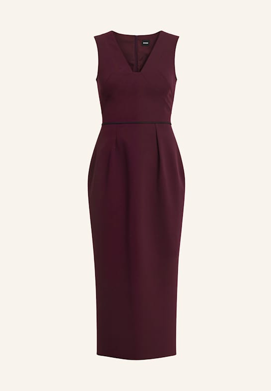 BOSS Business Kleid DRUMIALDAN Slim Fit DUNKELLILA