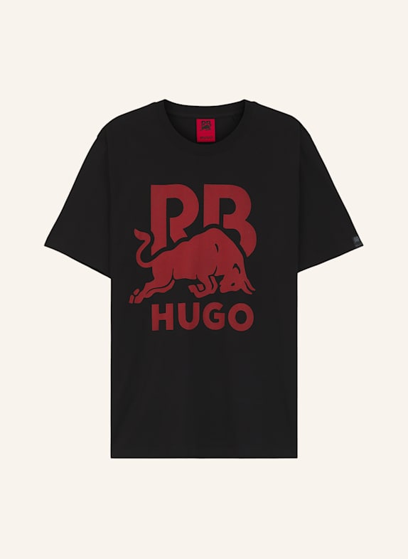 HUGO T-Shirt DLIX_RB Regular Fit SCHWARZ