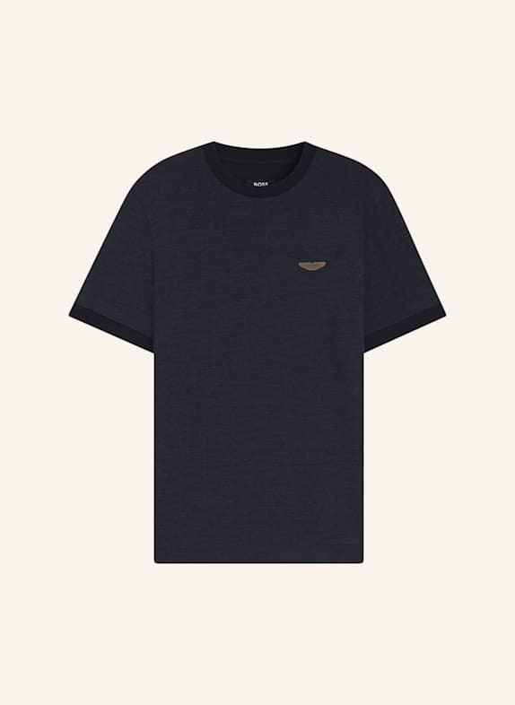 BOSS T-Shirt C-THOMPSON 242_AM Regular Fit DUNKELBLAU