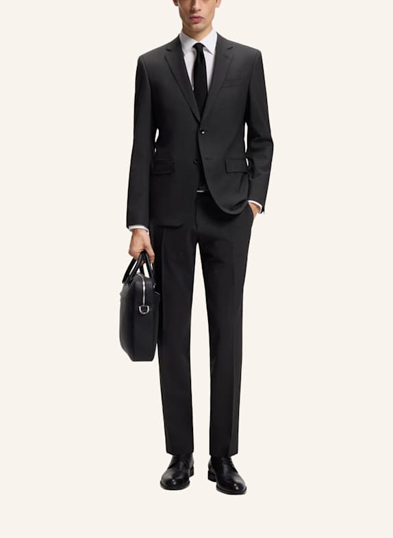 BOSS Anzug H-HUGE-2PCS-224 Slim Fit DUNKELGRAU