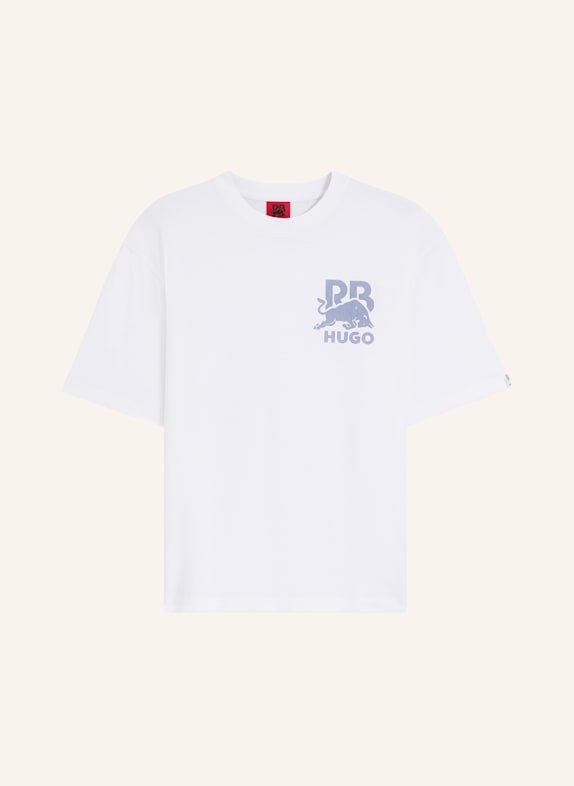 HUGO T-Shirt DELEL_RB Relaxed Fit WEISS