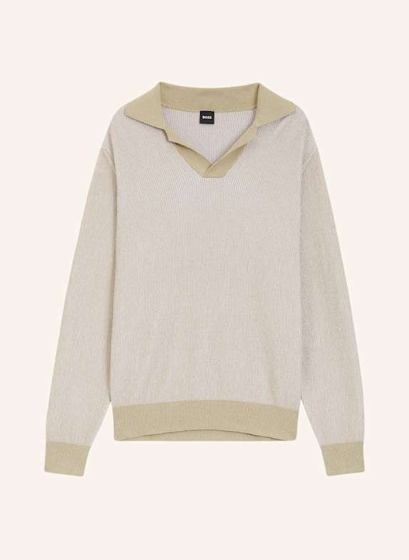 BOSS Pullover C-NASARIO Relaxed Fit BEIGE