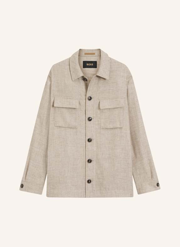 BOSS Blazer L-CORVIN-2PP-251 Regular Fit BEIGE