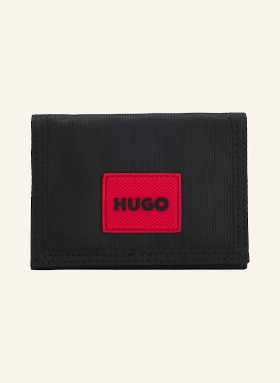 HUGO Kleine Leder-Geschenkset GB_NYLON MULTICARD SCHWARZ