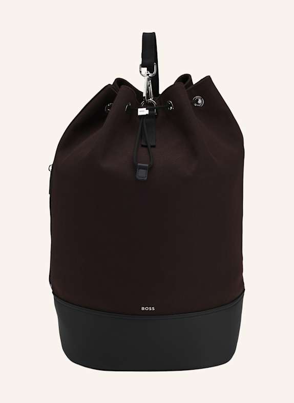 BOSS Rucksack DAKKAR_DRAWSTRING DUNKELBRAUN