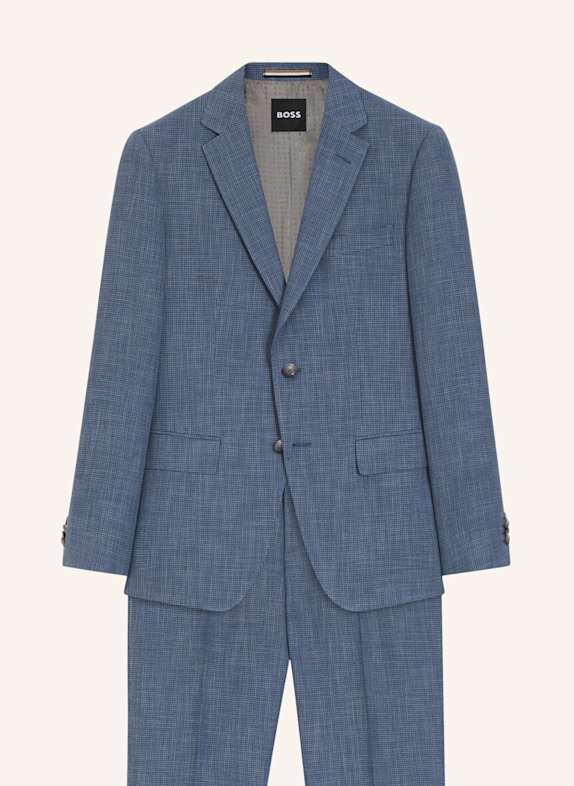 BOSS Business Anzug H-HUGE-2PCS-253 Slim Fit HELLBLAU
