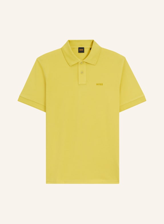 BOSS Piqué-Poloshirt PRIME GELB