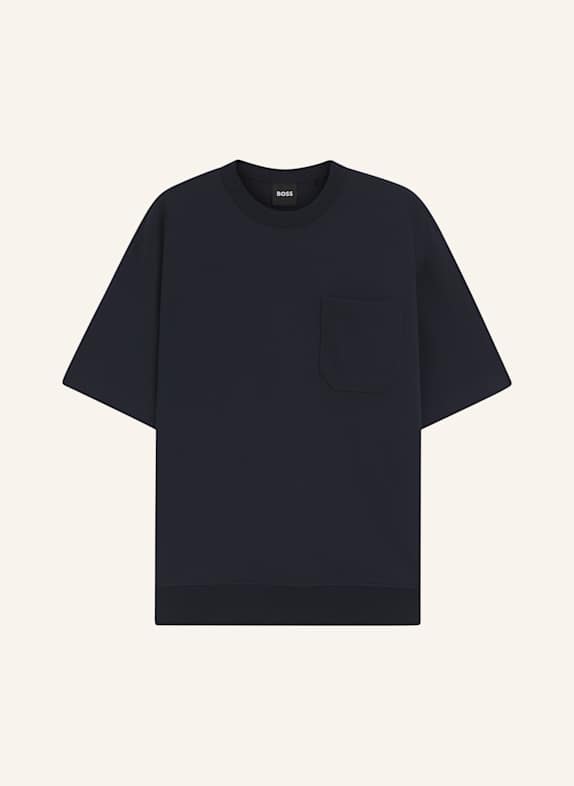 BOSS T-Shirt C-TAMES 32 Regular Fit DUNKELBLAU